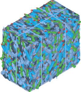 Recyclables are sorted, baled, and shipped